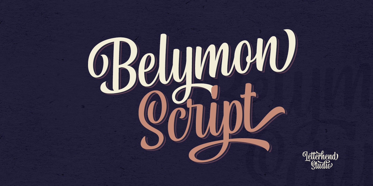 Font Belymon Script